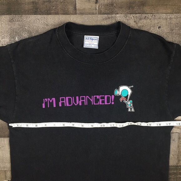 Rare Vintage 2002 Invader Zim Gir T Shirt Cartoon Tee Mall Goth Emo Small Y2K - Picture 9 of 14